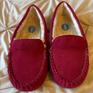 Flöopi Red Moccasin Slippers